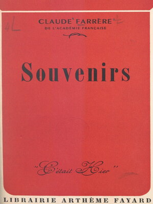 cover image of Souvenirs